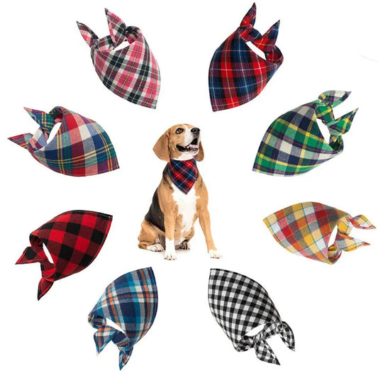 Classic Plaid Dog Bandana
