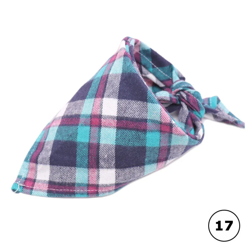 Classic Plaid Dog Bandana