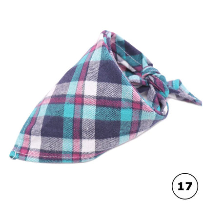 Classic Plaid Dog Bandana