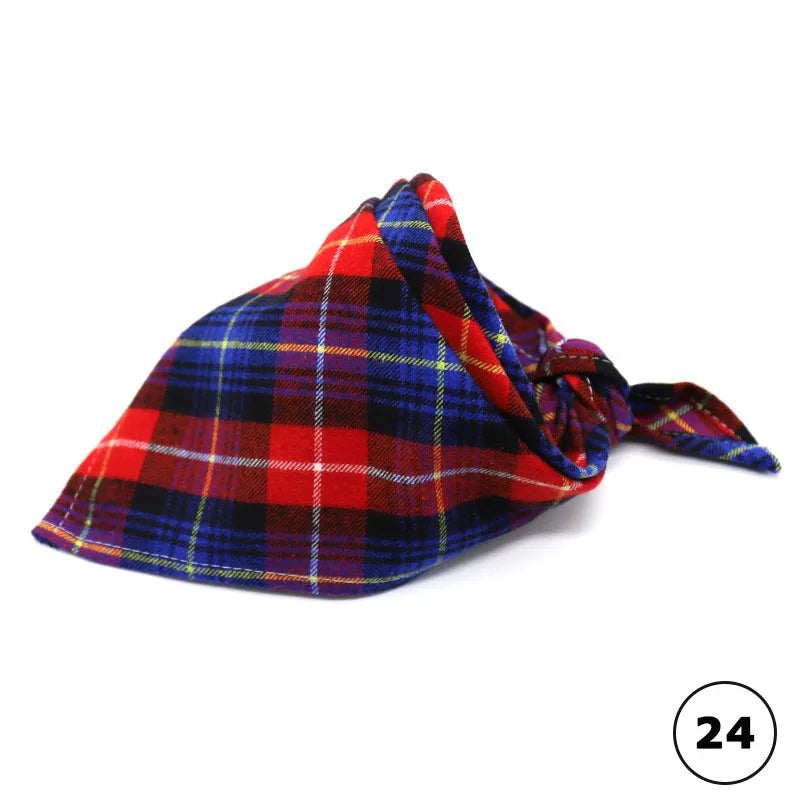 Classic Plaid Dog Bandana