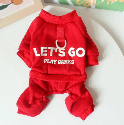 Let’s Go Dog Winter Jumpsuit