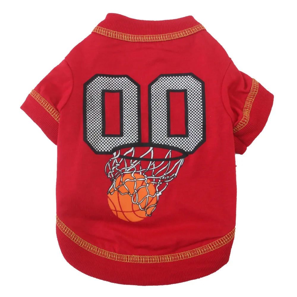 Basketball Style Pet T-Shirt