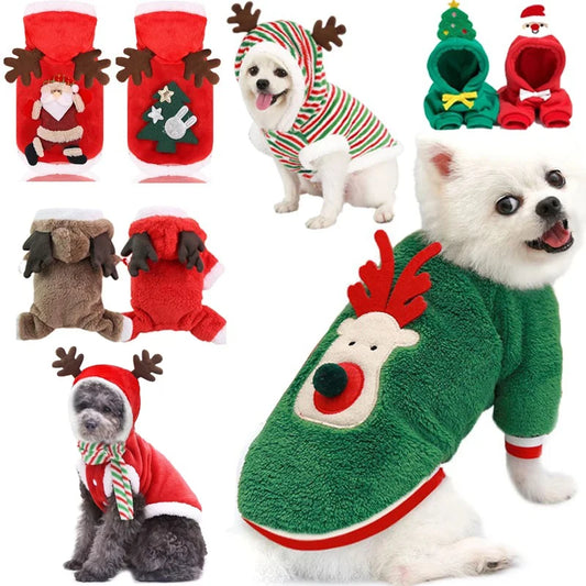 Dog Christmas Festive Hoodies