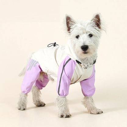 Waterproof Dog Raincoat Jumpsuit