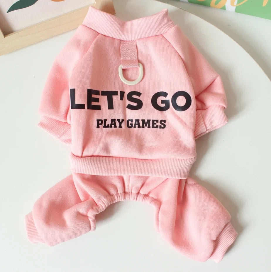 Let’s Go Dog Winter Jumpsuit
