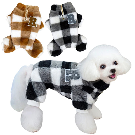 Cozy Fleece Dog Jumpsuit