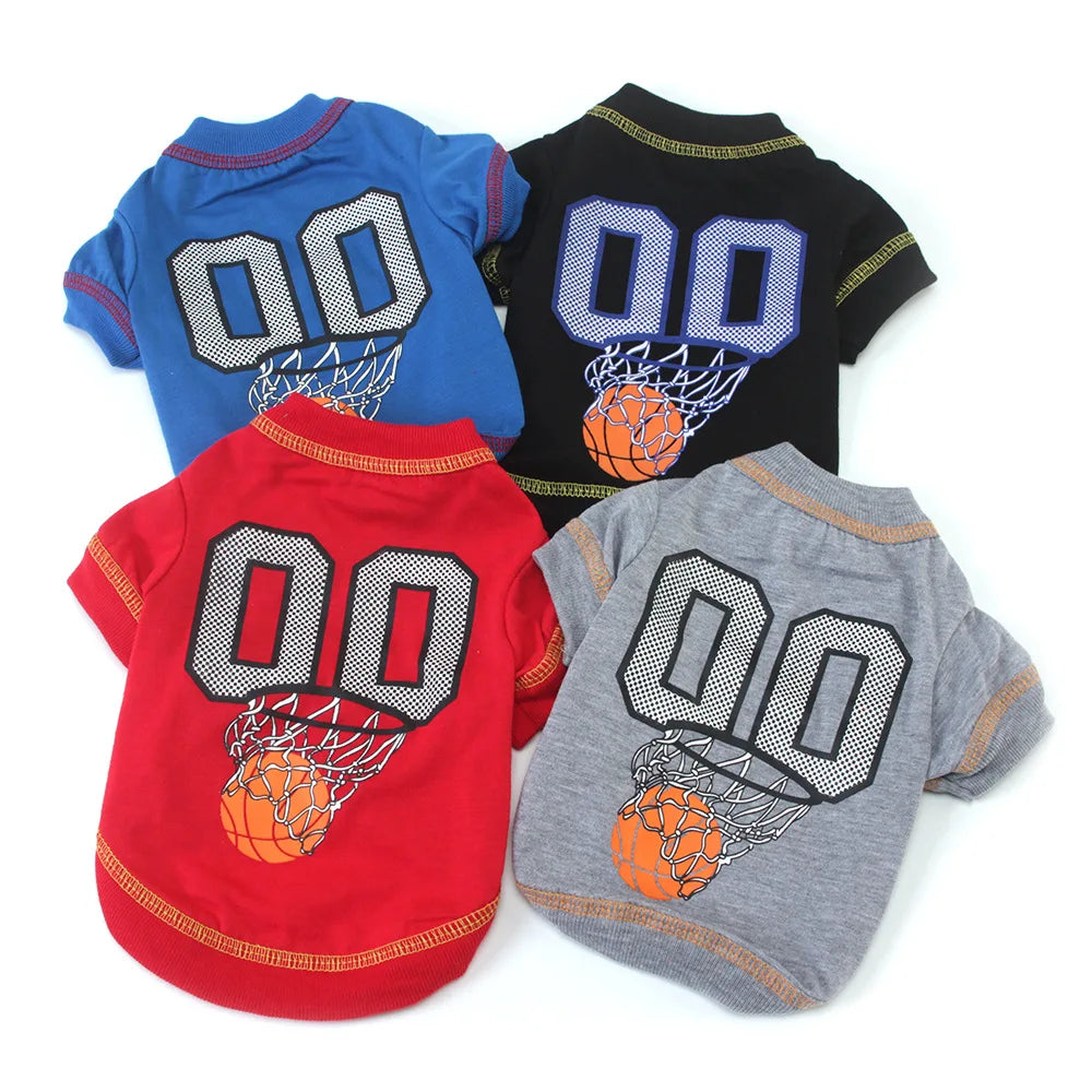 Basketball Style Pet T-Shirt