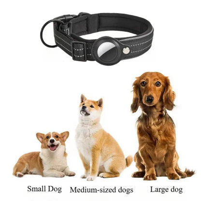 Reflective AirTag Dog Collar
