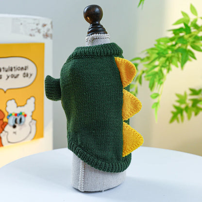 Cozy Knit Dinosaur Sweater