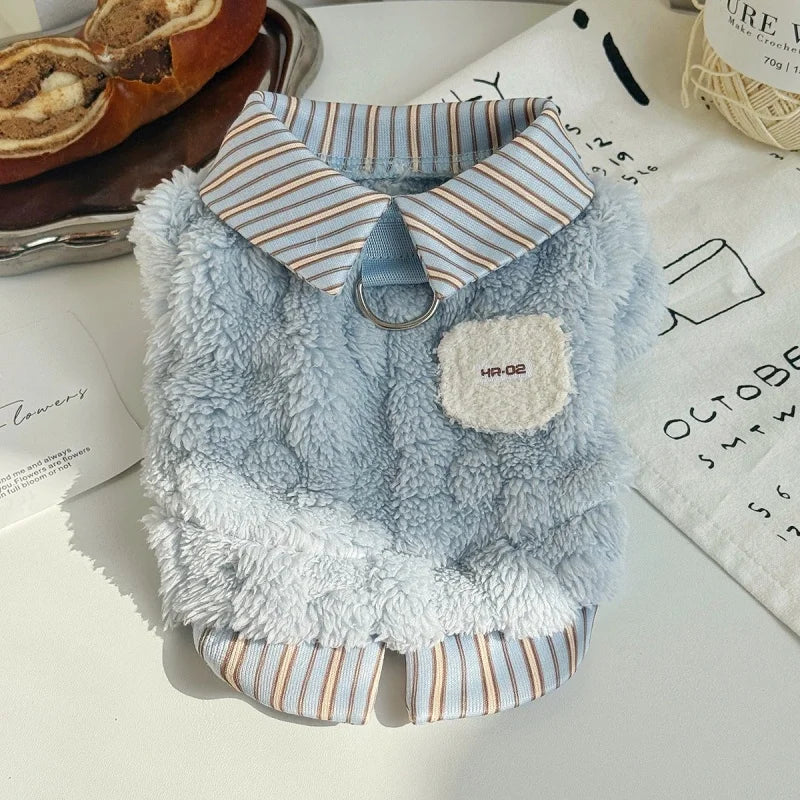 Soft Plush Winter Fashion Dog Hoodie