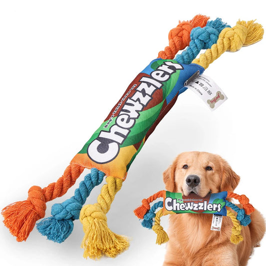 Colorful Cotton Chew Rope Knot Toy