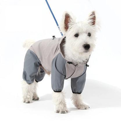 Waterproof Dog Raincoat Jumpsuit