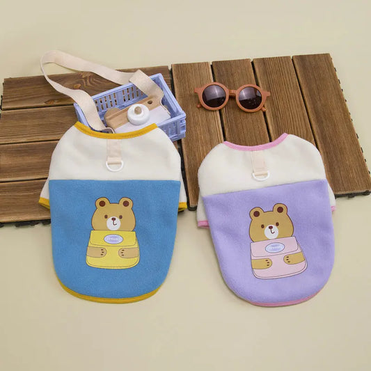 Teddy Bear Dog Hoodie – Cozy Fleece Sweater
