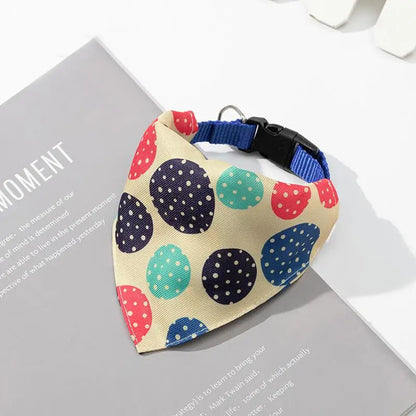 Adjustable Dog Bandana Collar – Stylish Pet Scarf