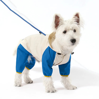 Waterproof Dog Raincoat Jumpsuit