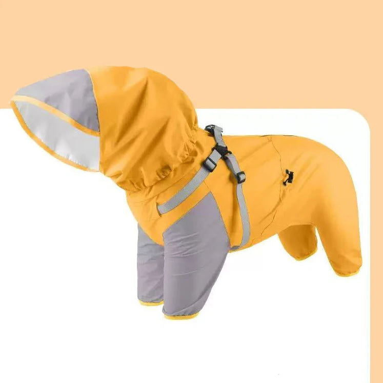 Waterproof Hooded Dog Jacket