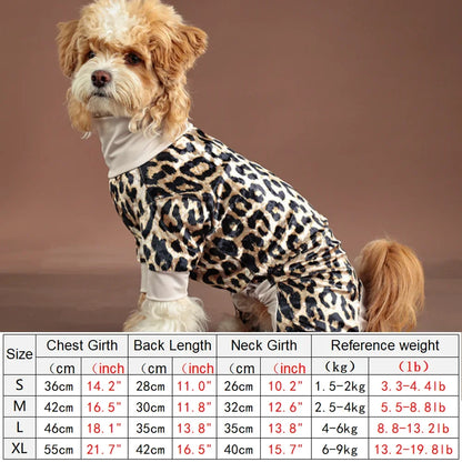 Leopard Dog Jumpsuit