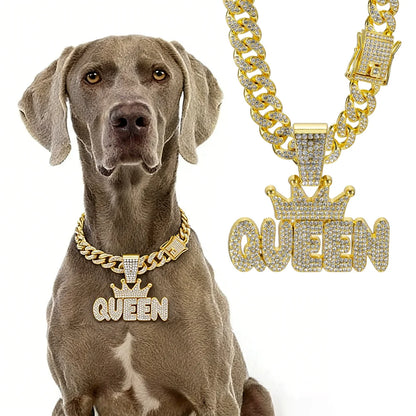 Luxury Gold Dog Chain Collar