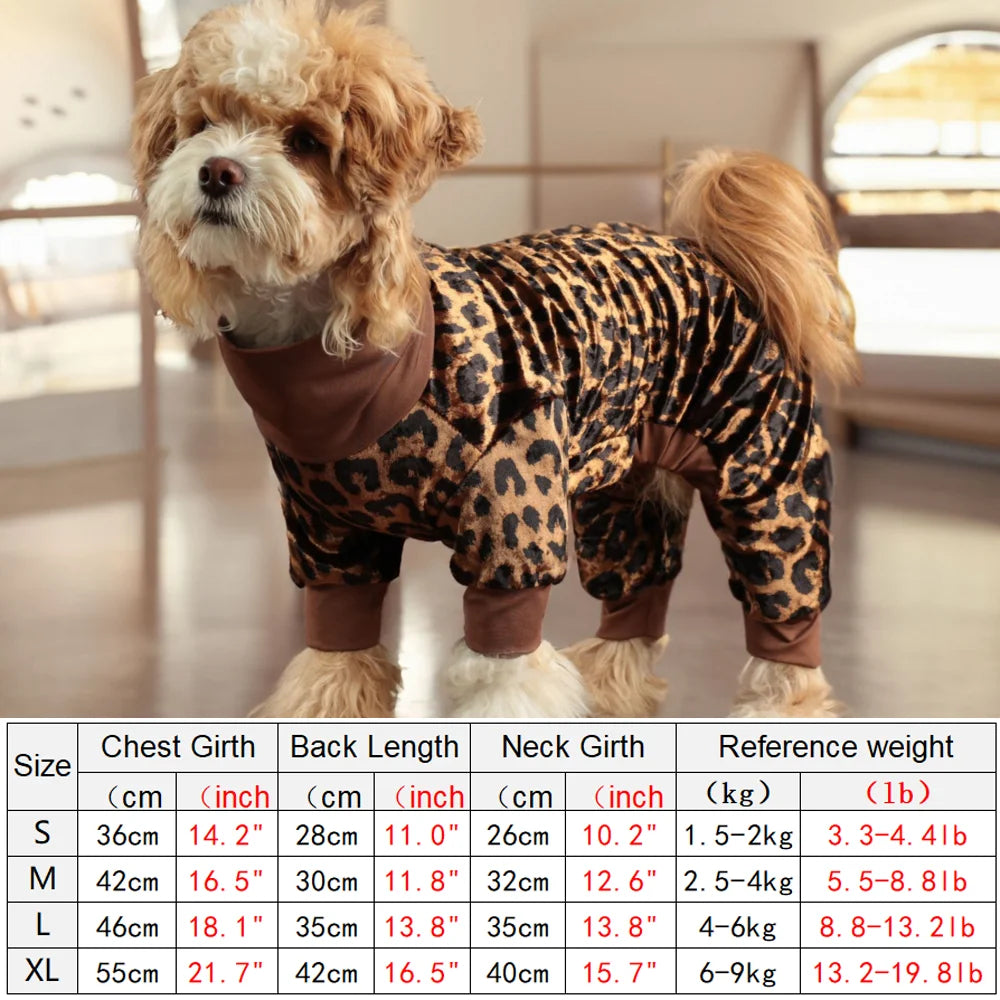 Leopard Dog Jumpsuit