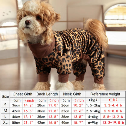 Leopard Dog Jumpsuit