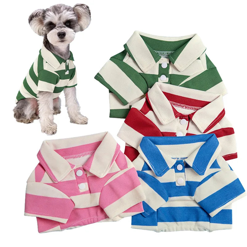 Dog Polo Shirt Pet Clothes
