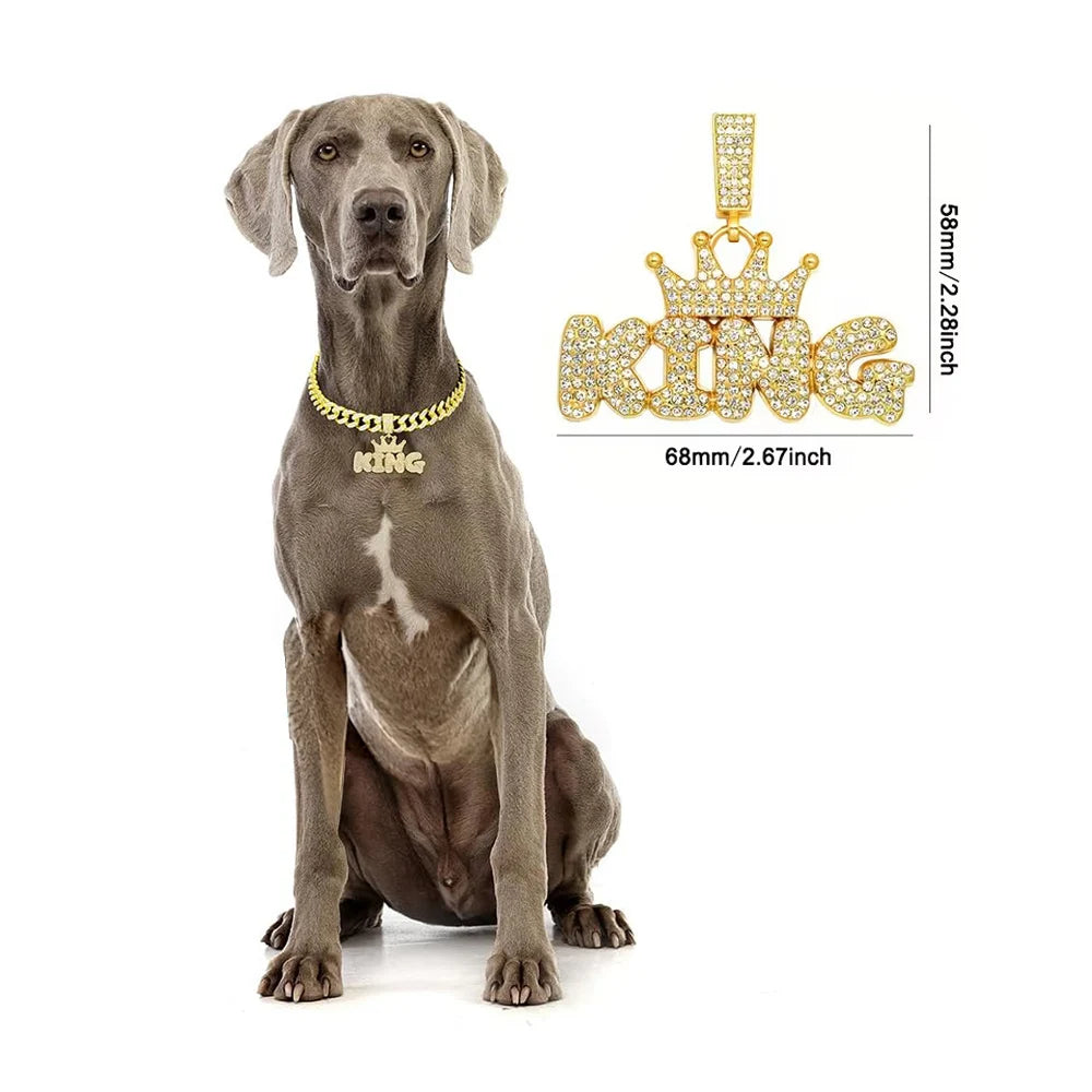 Luxury Gold Dog Chain Collar