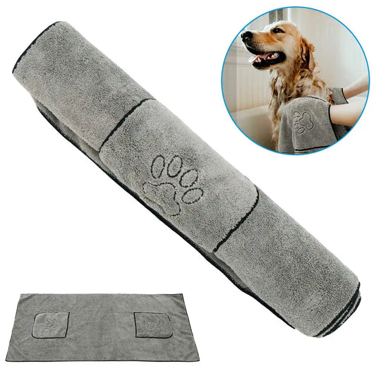 Super Absorbent Dog Towel Bathrobe