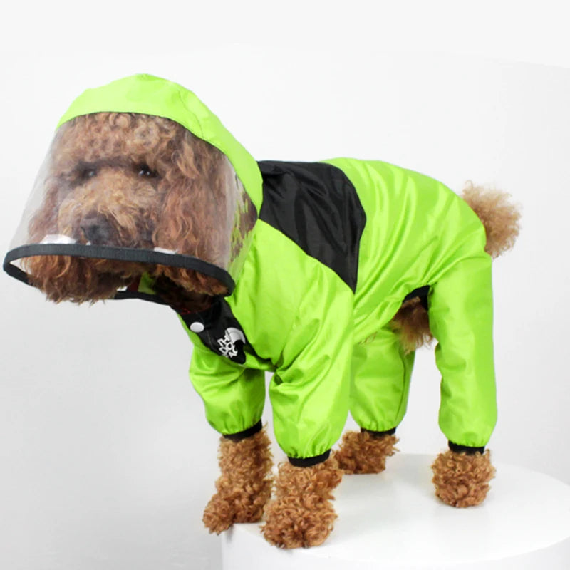 The Dog Face Raincoat Waterproof Jacket