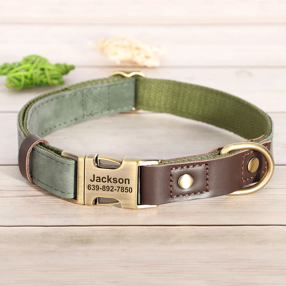 Custom Leather Dog Collar