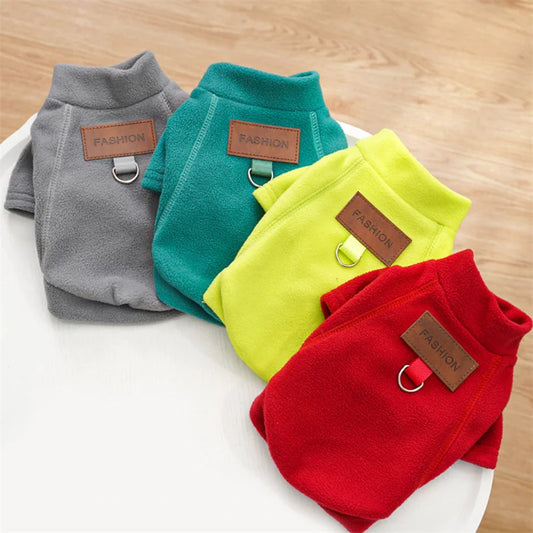 Warm Dog Hoodie Fleece Coat