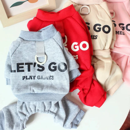 Let’s Go Dog Winter Jumpsuit