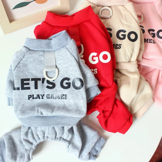 Let’s Go Dog Winter Jumpsuit