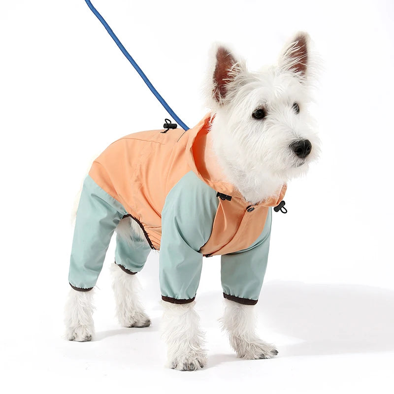 Waterproof Dog Raincoat Jumpsuit