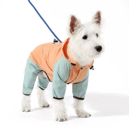 Waterproof Dog Raincoat Jumpsuit