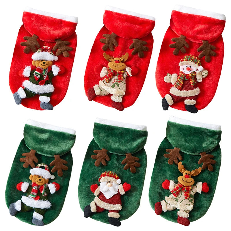 Christmas Dog Hoodies