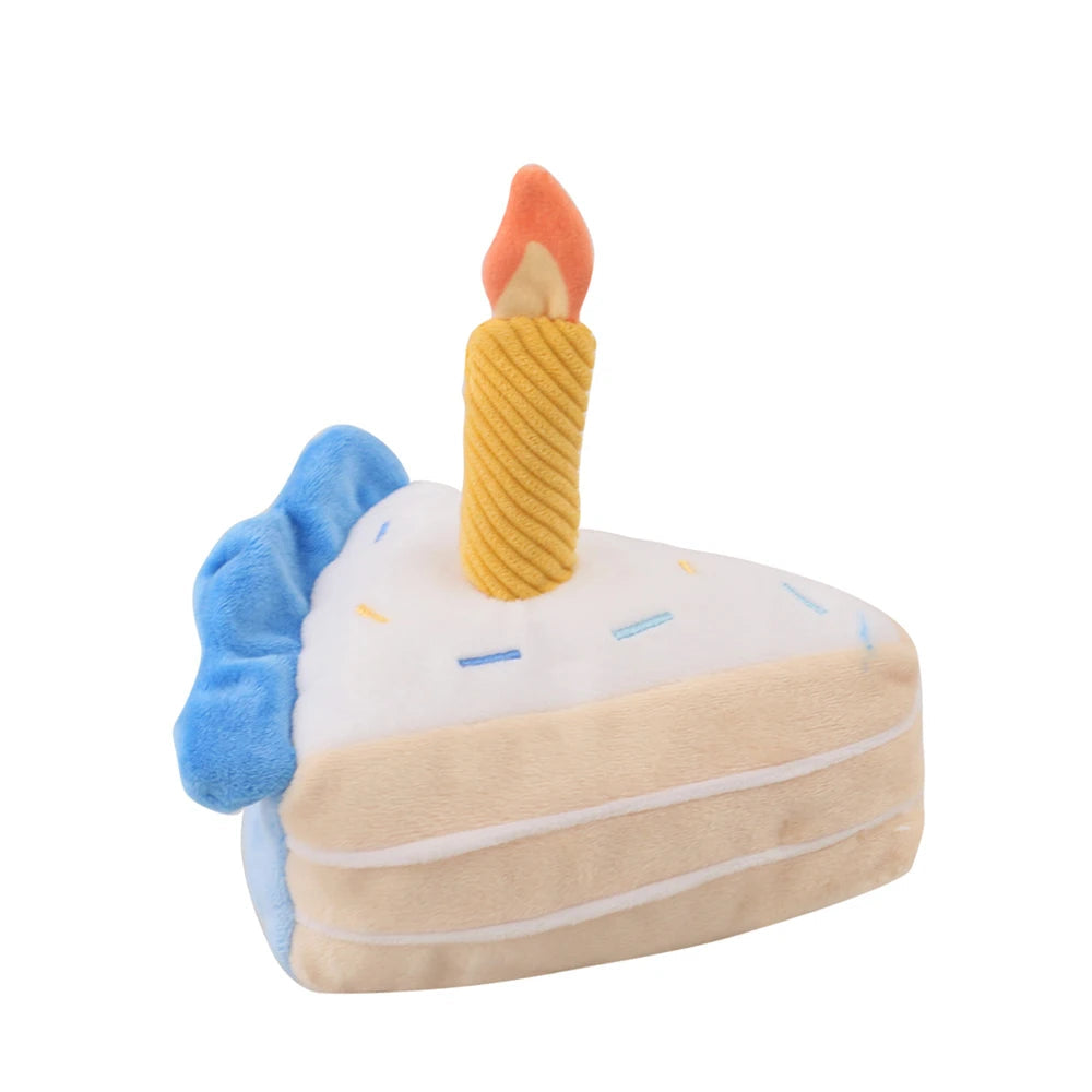 Cake Slice Dog Squeaky Toy