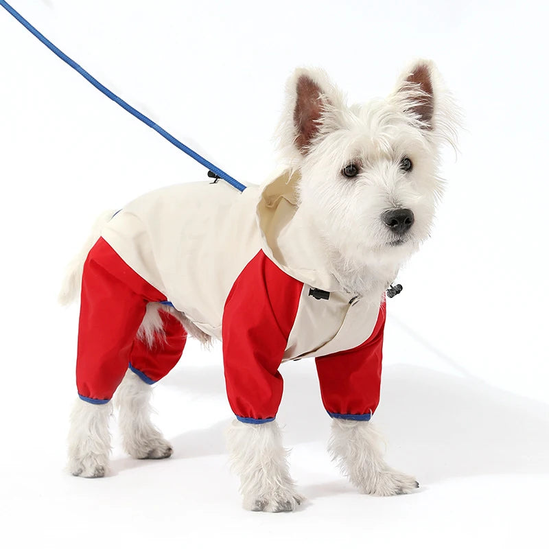 Waterproof Dog Raincoat Jumpsuit