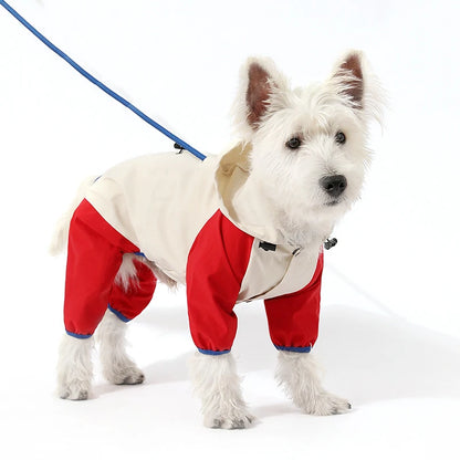 Waterproof Dog Raincoat Jumpsuit