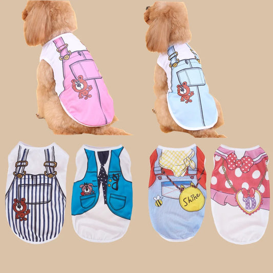 Summer Cartoon Dog Shirts