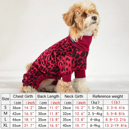 Leopard Dog Jumpsuit