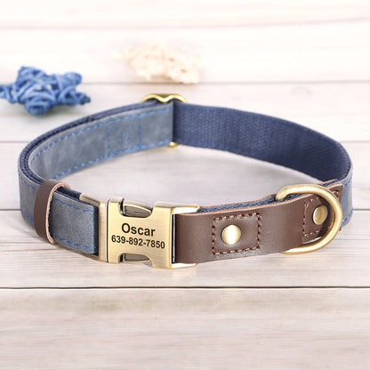 Custom Leather Dog Collar