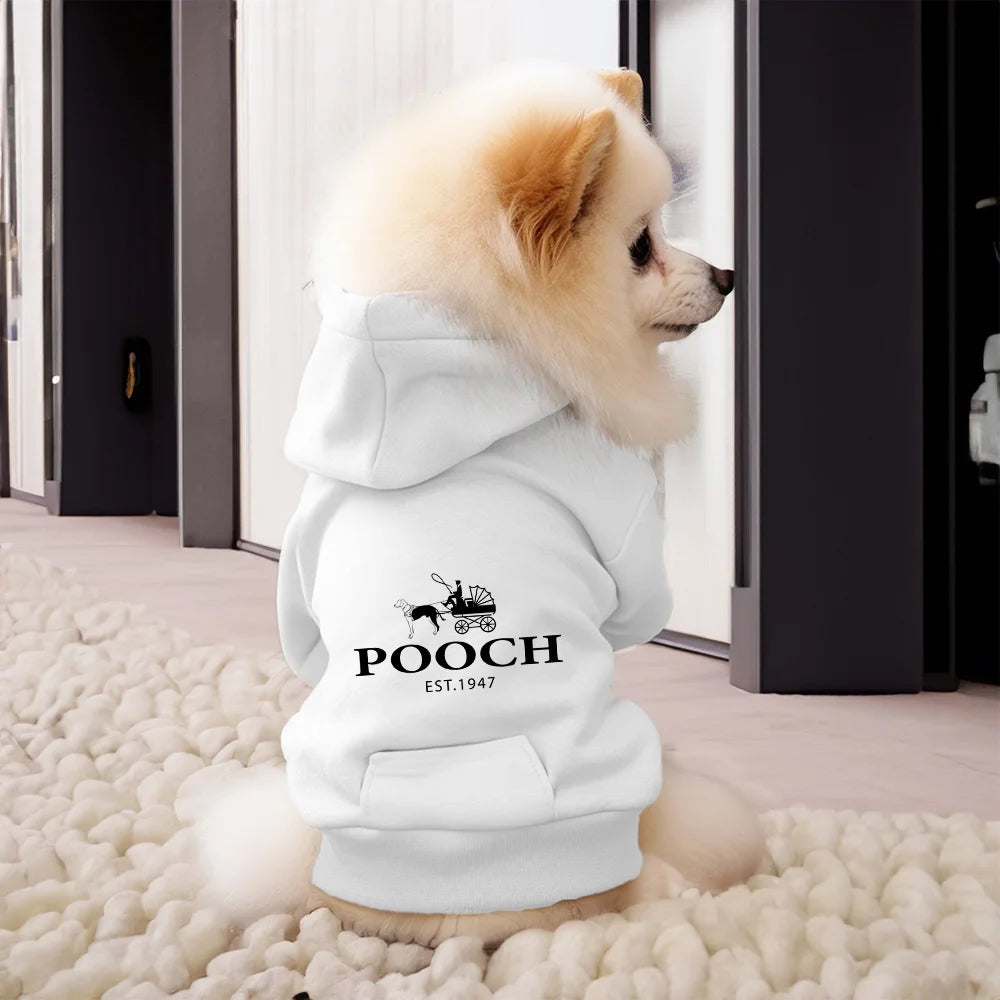 Pooch Fleece-Lined Dog Hoodies