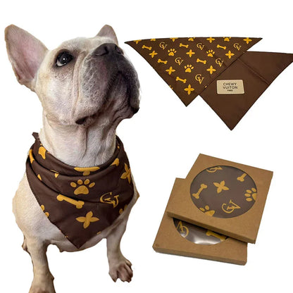 Luxury Double-Sided Breathable Dog Bandana