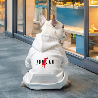 Warm Fleece-Lined Dog Hoodie