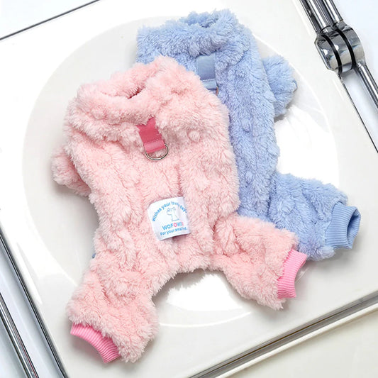 Cozy Fleece Dog Jumpsuit