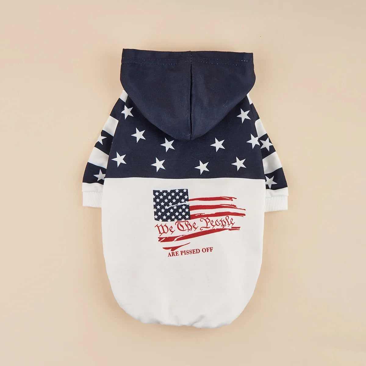 American Flag Dog Hoodie Coat