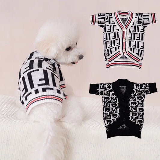 Luxury Dog Sweater Winter Warm Clothes