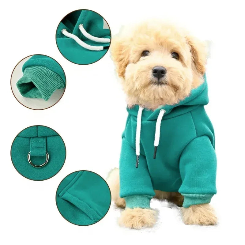 Cozy Fleece Dog Hoodie