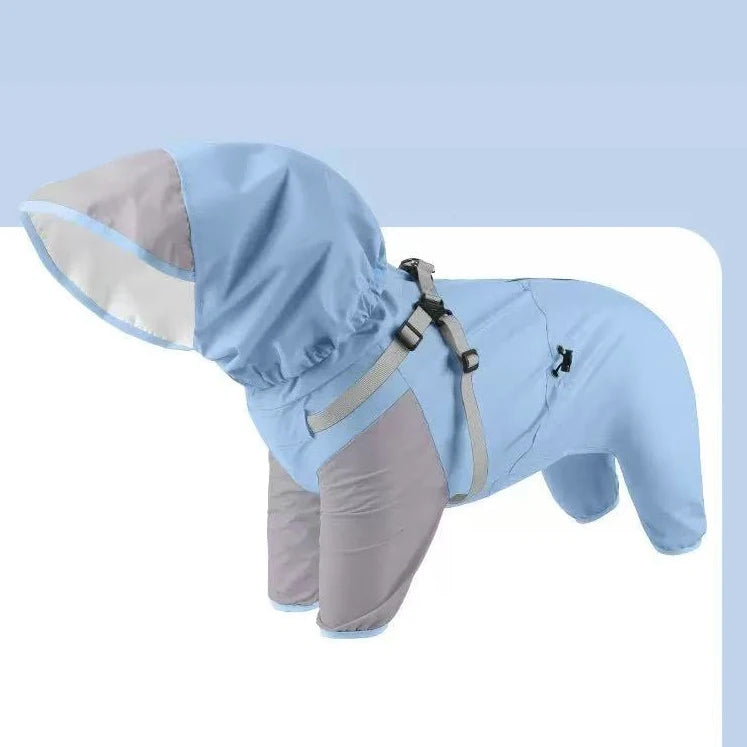 Waterproof Hooded Dog Jacket