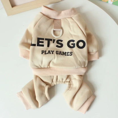 Let’s Go Dog Winter Jumpsuit